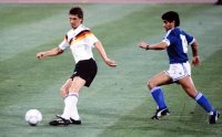 Fussball WM 1990 FINALE: Deutschland - Argentinien
