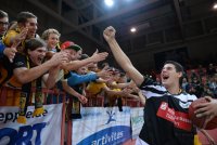 Basketball 1. Bundesliga 13/14:  Walter Tigers Tuebingen - Mitteldeutscher BC