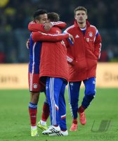 Fussball 1. Bundesliga Saison 14/15: JUBEL FC Bayern Muenchen