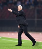 Fussball Europa League Saison 2014/2015: Trainer Lucien Favre (Borussia Moenchengladbach)