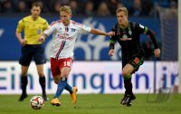 Fussball, 1. Bundesliga  Saison 2014/2015: Hamburger SV - SV Werder Bremen