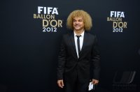 Fussball International  FIFA Ballon d Or 2012: Carlos  Valderrama (Kolumbien)
