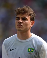 FUSSBALL Olympia 2012 FINALE: Brasilien - Mexiko