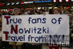 Basketball NBA  Dallas Mavericks  vs. San Antonio Spurs Nowitzki  Fans