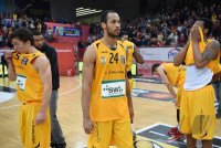 Basketball 1. Bundesliga 15/16 Hauptrunde: Walter Tigers Tuebingen - Basketball Loewen Braunschweig