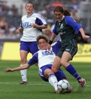 Fussball DFB - Frauen Pokalfinale in Berlin 2000/2001