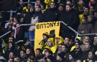 FUSSBALL1. Bundesliga  Saison 2012/2013:  Protest der Fans von Borussia Dortmund