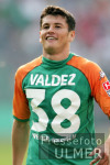 Fussball 1. Bundesliga: Bremen - Hamburg, VALDEZ