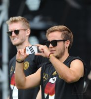 Ankunft der Deutschen Nationalmannschaft in Berlin nach dem Gewinn der Weltmeisterschaft 2014