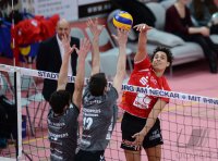 Volleyball  1. Bundesliga  14/15:  TV Rottenburg - Netzhoppers KW-Bestensee