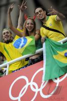 FUSSBALL  Olympia 2008  Peking  Spiel um Platz 3 Belgien - Brasilien