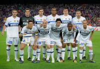 FUSSBALL  International CHL 2009/2010 :  Mannschaftsbild Inter Mailand