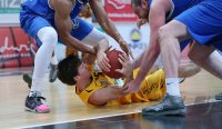 Basketball 1. Bundesliga 15/16 Hauptrunde: Walter Tigers Tuebingen - Basketball Loewen Braunschweig