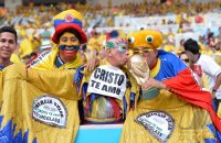 FUSSBALL WM 2014, Achtelfinale: Kolumbien - Uruguay