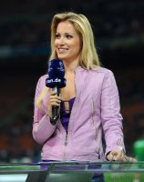 Fussball Champions League  Saison 2010/2011: TV Moderatorin Andrea Kaiser