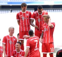 Fussball 1. Bundesliga 2017/2017: Fototermin beim FC Bayern Muenchen