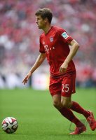 Fussball 1. Bundesliga Saison 14/15: Thomas Mueller (FC Bayern Muenchen)