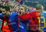FUSSBALL CHL   FC Basel - FC Liverpool  JUBEL