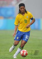 FUSSBALL  Olympia 2008   Vorrunde  Maenner   Brasilien - Belgien