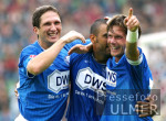 Fussball Bundesliga: Leverkusen - Bochum, Jubel Bochum