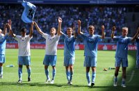 2. Fussball Bundesliga: Bobby Wood, Sandro Kaiser, Benjamin Lauth, Kai Buelow, Stefan Aigner  (v. li., 1860 Muenchen)