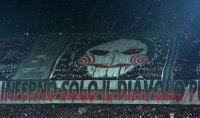 Fussball International Serie A 14/15: Fanchoreographie AC Mailand Fans