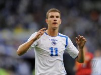 Fussball International EM 2012-Qualifikation:  Edin Dzeko (Bosnien-Herzegowina)