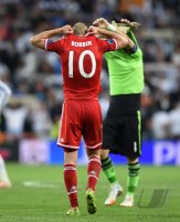 Fussball International CHL Saison 13/14: Arjen Robben (FC Bayern Muenchen)