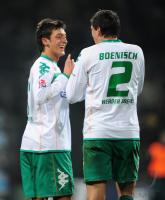 FUSSBALL 1. BUNDESLIGA: Bremen - Wolfsburg