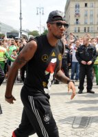 Ankunft der Deutschen Nationalmannschaft in Berlin nach dem Gewinn der Weltmeisterschaft 2014