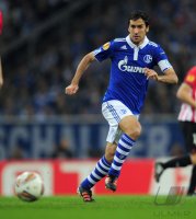 Fussball: Europa League, Saison 2011/2012, Viertelfinale Hinspiel: Raul (FC Schalke 04)