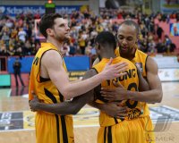 Basketball 1. Bundesliga 2013/2014:  Walter Tigers Tuebingen - Brose Baskets Bamberg