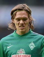 Fussball, 1. Bundesliga  Saison 2014/2015: Werder Bremen - Hertha BSC Berlin