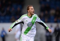 Fussball DFB Pokal Viertelfinale 13/14: JUBEL Torwart Diego Benaglio (VfL Wolfsburg)
