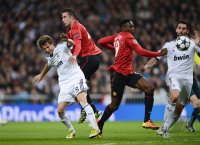 FUSSBALL INTERNATIONAL CHL ACHTELFINALE 12/13: Real Madrid - Manchester United FC