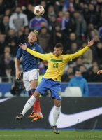 FUSSBALL INTERNATIONAL:  Frankreich  - Brasilien