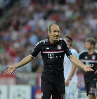 Fussball CHL  Saison 2011/2012: Arjen Robben (FC Bayern Muenchen)