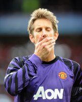 Fussball CHL  Saison 2010/2011:  Edwin van der Sar (Manchester United FC)