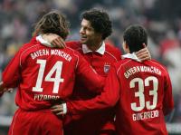 Fussball 1. Bundesliga: Bayern Muenchen - Eintracht Frankfurt, Jubel.