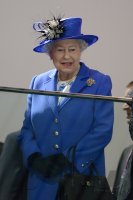 Olympia 2012: Queen Elizabeth II. besucht die Schwimmhalle