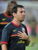 FUSSBALL International Primera Division/Super Cup 2011:  Lionel Messi (Barca)