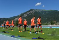 Fussball 1. Bundesliga :  Trainingslager des FC Bayern Muenchen
