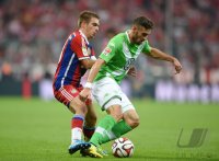 Fussball 1. Bundesliga Saison 14/15: FC Bayern Muenchen - VfL Wolfsburg