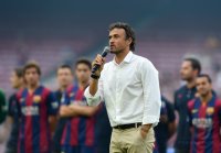 FUSSBALL International 2014/2015: Trainer Luis Enrique (Barca)