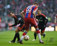 Fussball 1. Bundesliga Saison 14/15: FC Bayern Muenchen - Hamburger SV