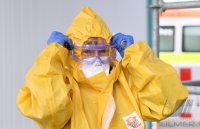 Corona Teststelle Tuebingen: Corona-Drive-In auf dem Tuebinger Festplatz