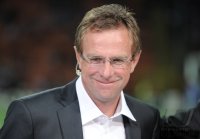 FUSSBALL CHL  Saison 10/11:  Trainer Ralf Rangnick (FC Schalke 04)