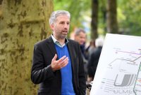 Bundestagswahl 2021 in Tuebingen: Tuebinger Oberbuergermeister Boris Palmer (Die Gruenen)