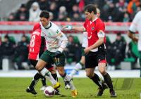 FUSSBALL, 1. BUNDESLIGA, 22. Spieltag: Hannover - Bremen