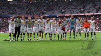 Fussball 1. Bundesliga, Saison 2011/2012:  JUBEL nach dem Sieg  Borussia Moenchengladbach